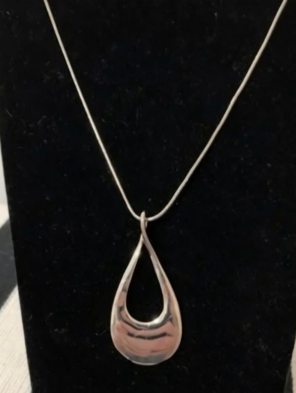 Bay to baubles Silver Teardrop Necklace